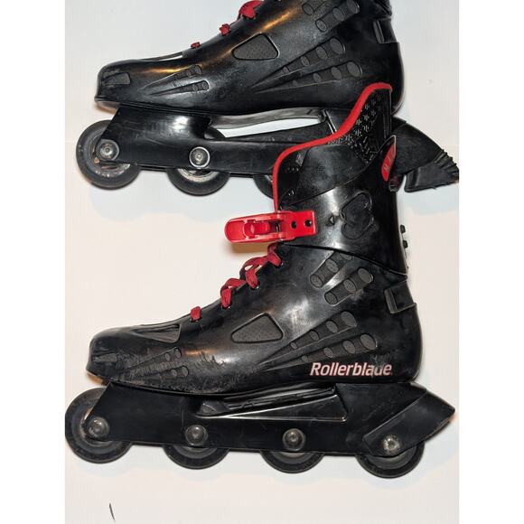 Rollerblade Macroblade Inline Skates Men’s Size 12 Black Red w/ Bag Guards main image 12